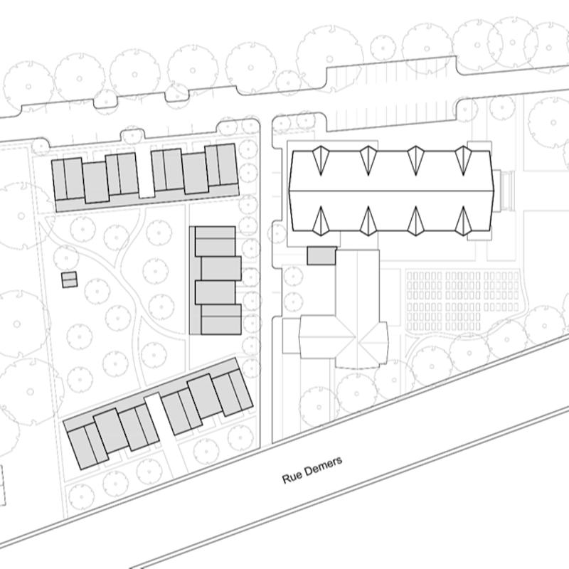 Plan d'implantation scenario 1